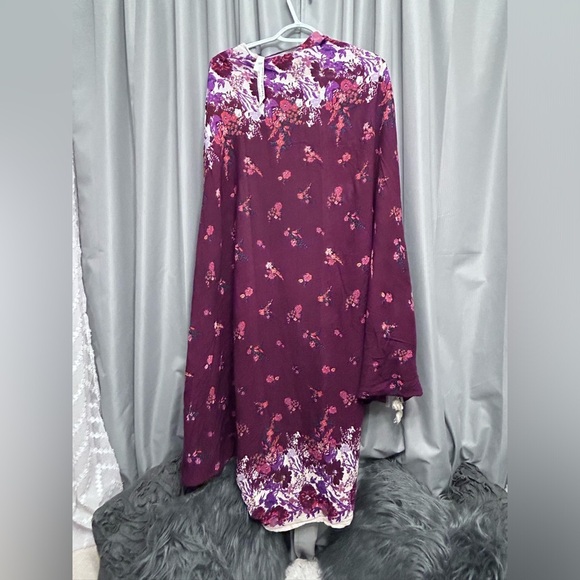 Free People bali Wrapped in Blooms Tassel Trim Wrap kimono #14 - Picture 6 of 9